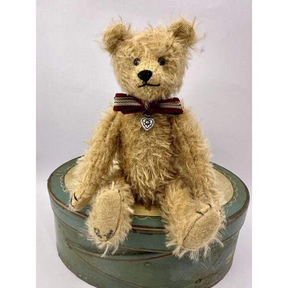 Lin Van-Houten Other - Vintage 2000 Mohair Jointed Humpback By Artist Lin Van Houten, 7 Inch